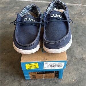 Hey Dude Blue Sneakers with Classic Nautical Style